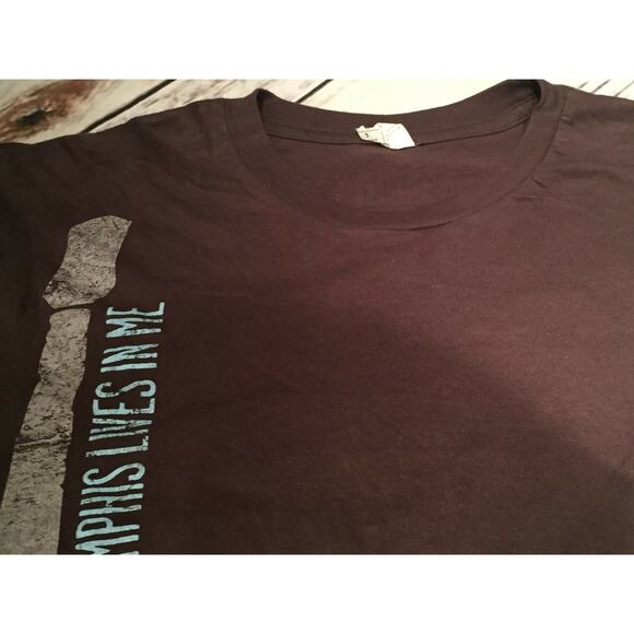 Memphis Lives in Me TN Tennessee Acoustic Guitar Shirt Rock Roll Country Band - Picture 6 of 9